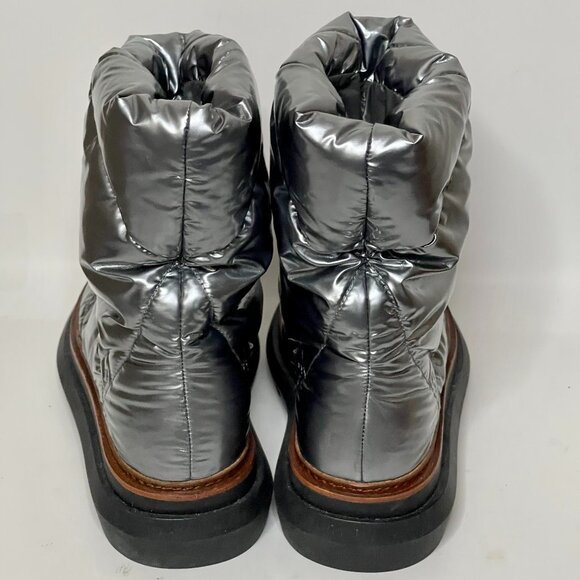 Tory Burch | Sleeping Bag Pull-on Boots Metallic Nylon - Picture 3 of 6